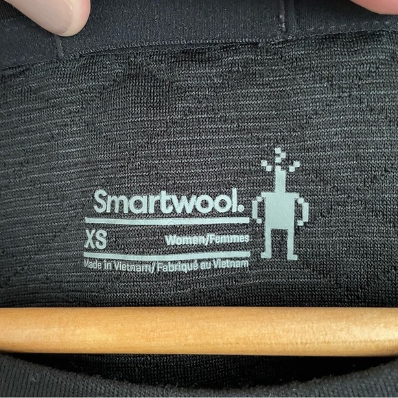 Smartwool | Diamond Peak Quilted Dress in Black Heather, Merino wool blend - Picture 7 of 12